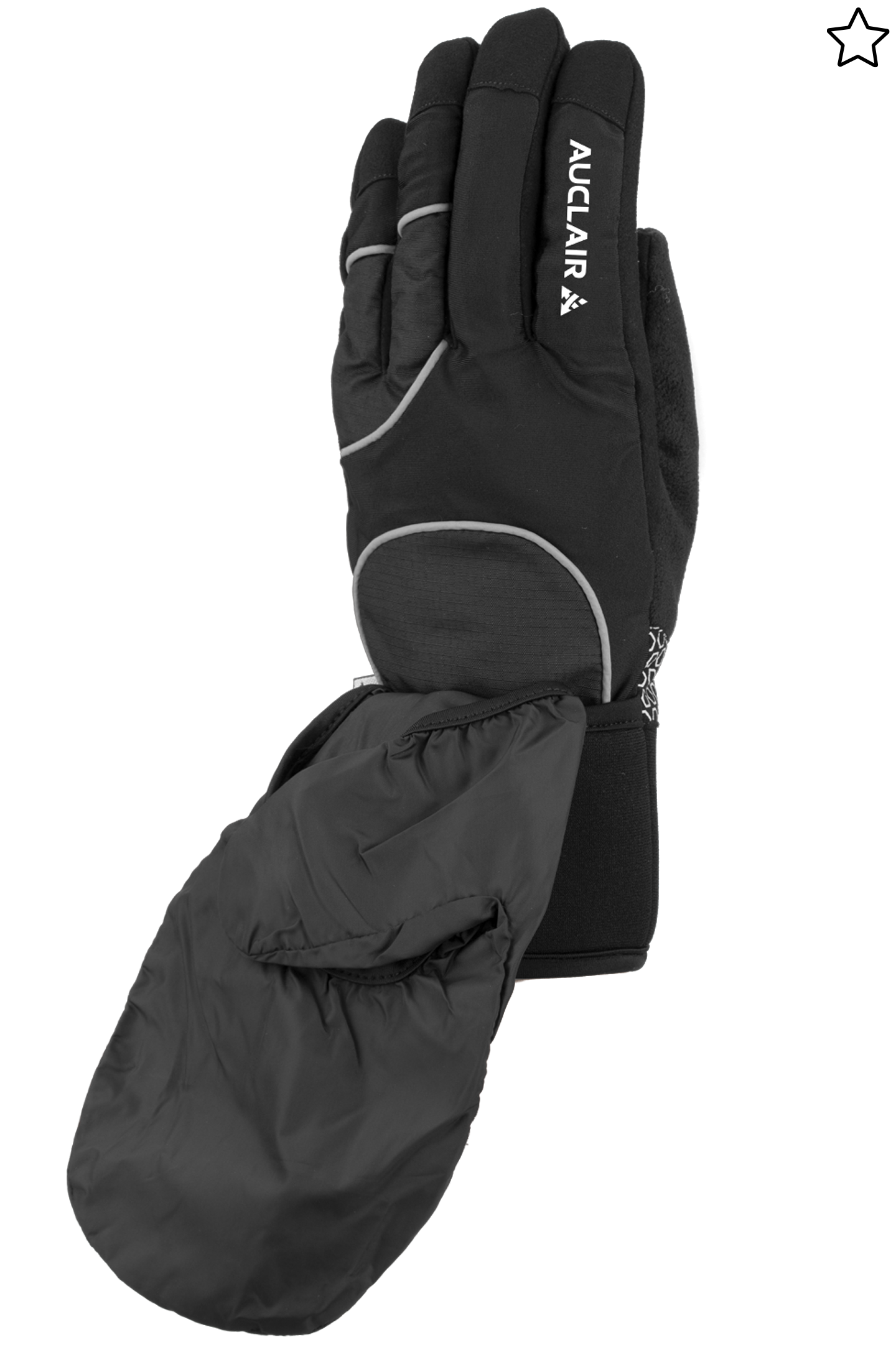 Honeycomb Running Gloves - Women-Glove-Auclair-S-BLACK/BLACK/SILVER-Auclair Sports