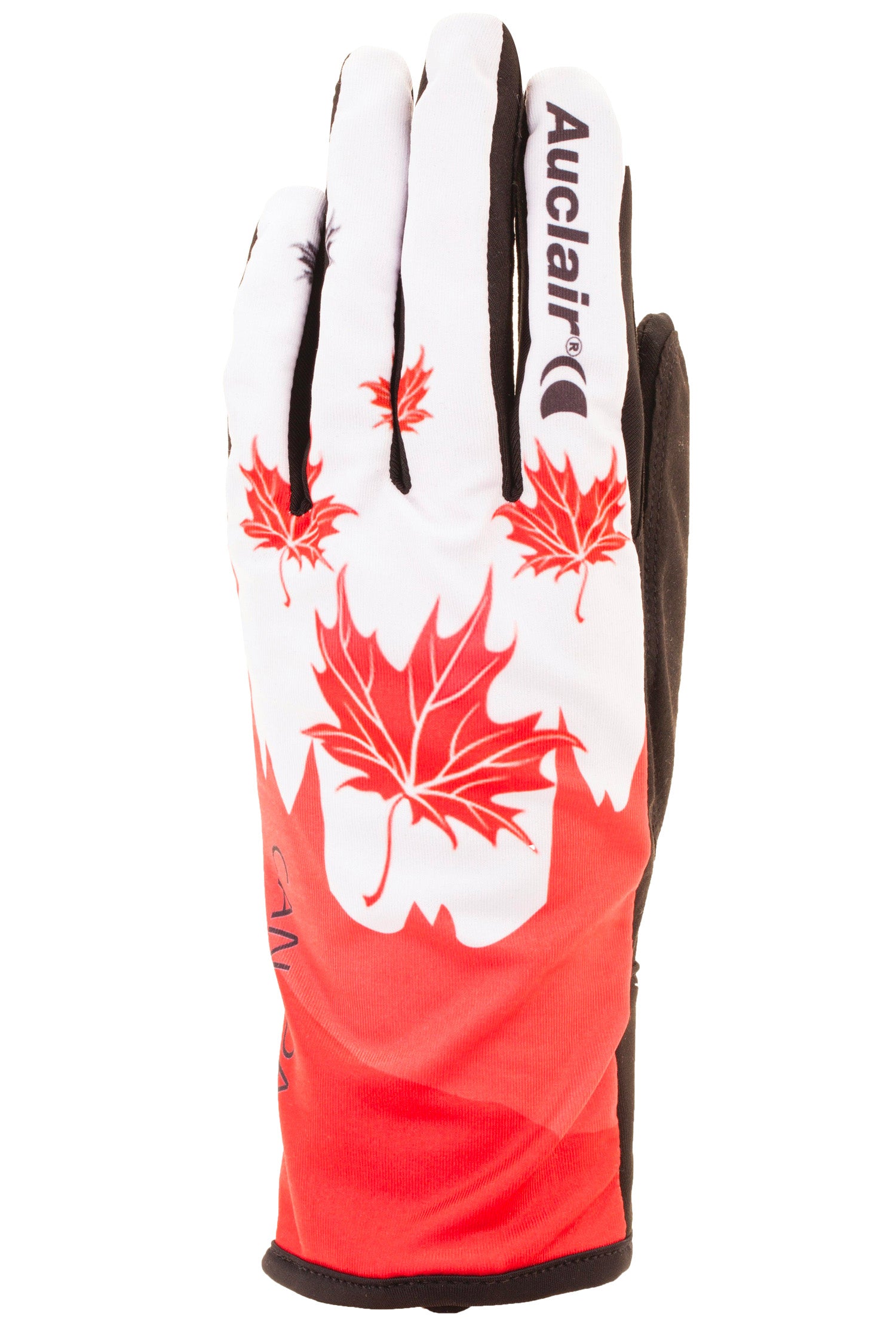 Falling Leaves Race Gloves - Adult-Glove-Auclair-Black/Red/White-S-Auclair Sports
