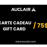 Gift Card-Auclair Sports-Auclair Sports
