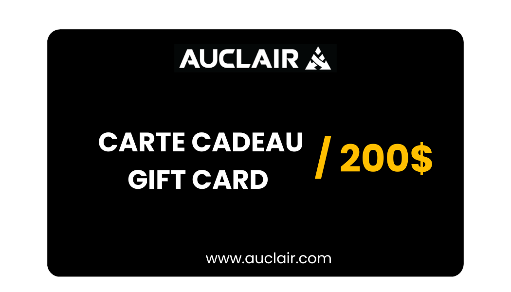 Gift Card-Auclair Sports-$200.00-Auclair Sports