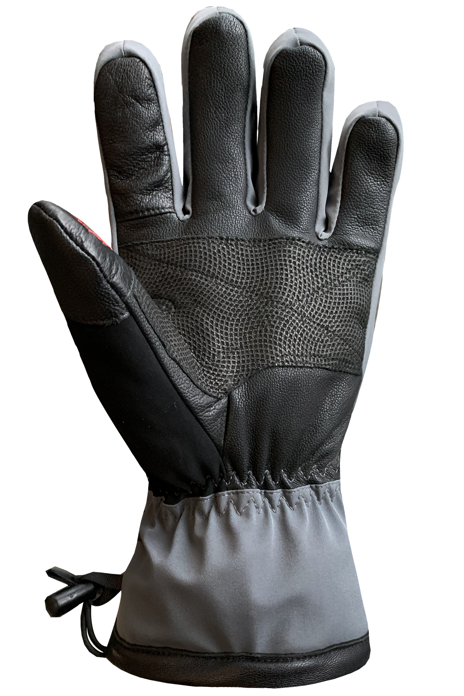 Glacier Valley SS Gloves - Adult, Black/Grey