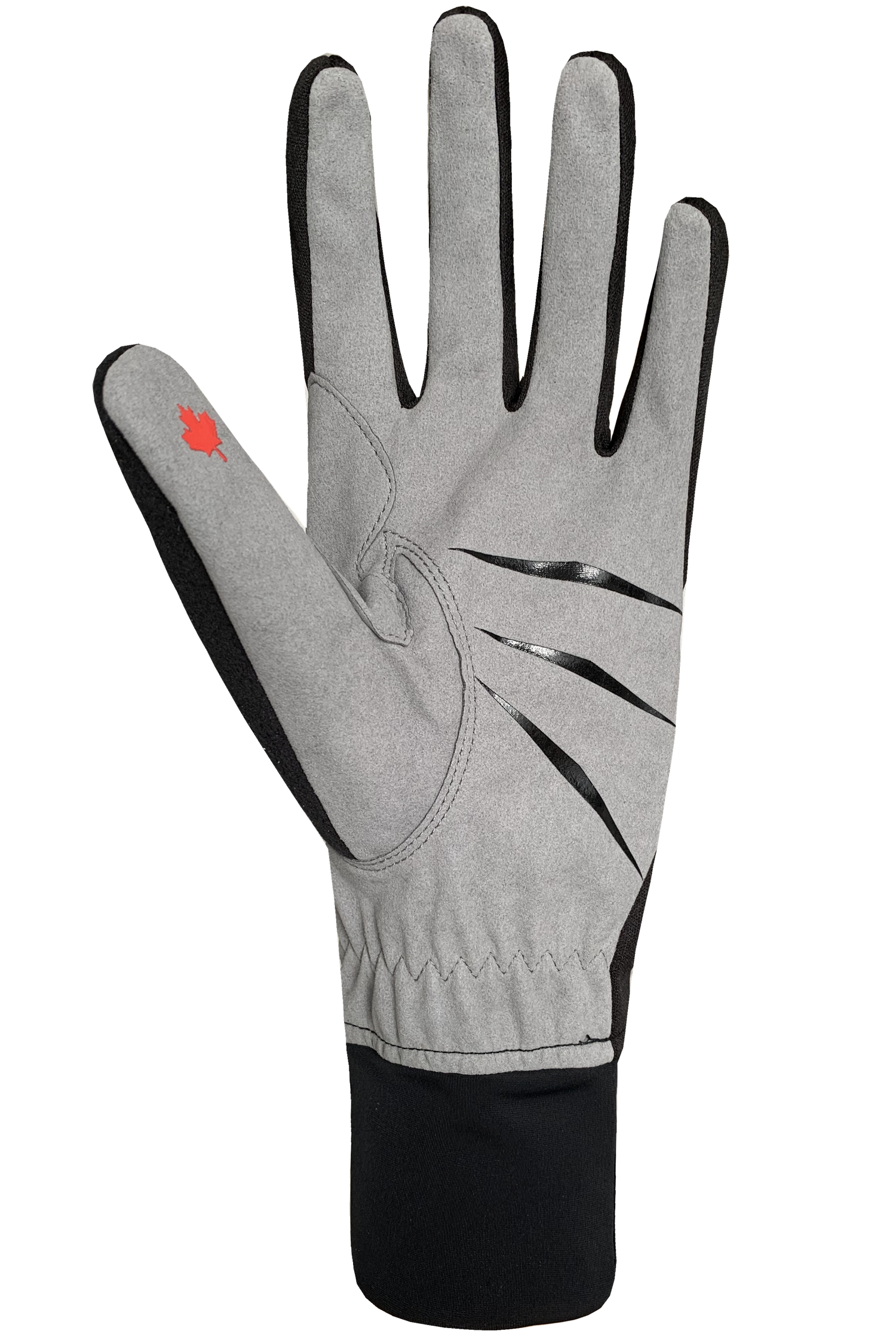 Cross Country Training Gloves - Men, Black/Red/White