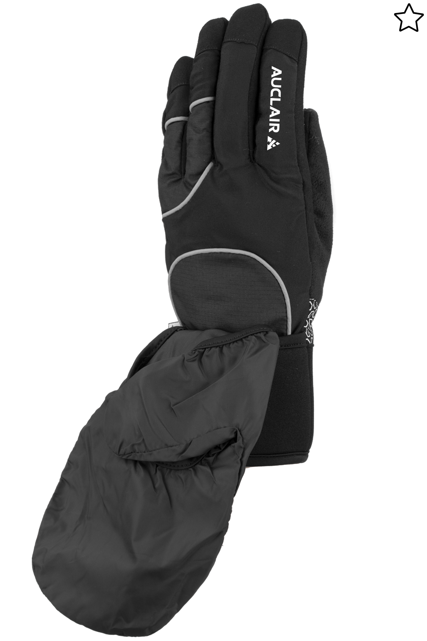 Honeycomb Running Gloves - Men-Glove-Auclair-S-BLACK/BLACK/SILVER-Auclair Sports