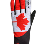 Maple Leaf Race Gloves - Men-Glove-Auclair-S-BLACK/WHITE/RED-Auclair Sports