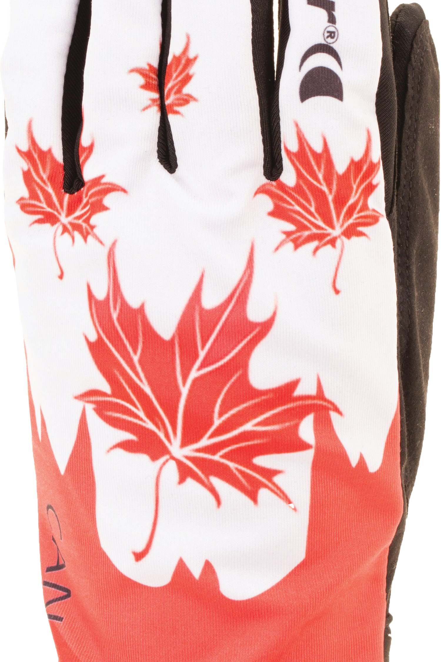 Falling Leaves Race Gloves - Adult-Glove-Auclair-XS-BLACK/WHITE/RED-Auclair Sports