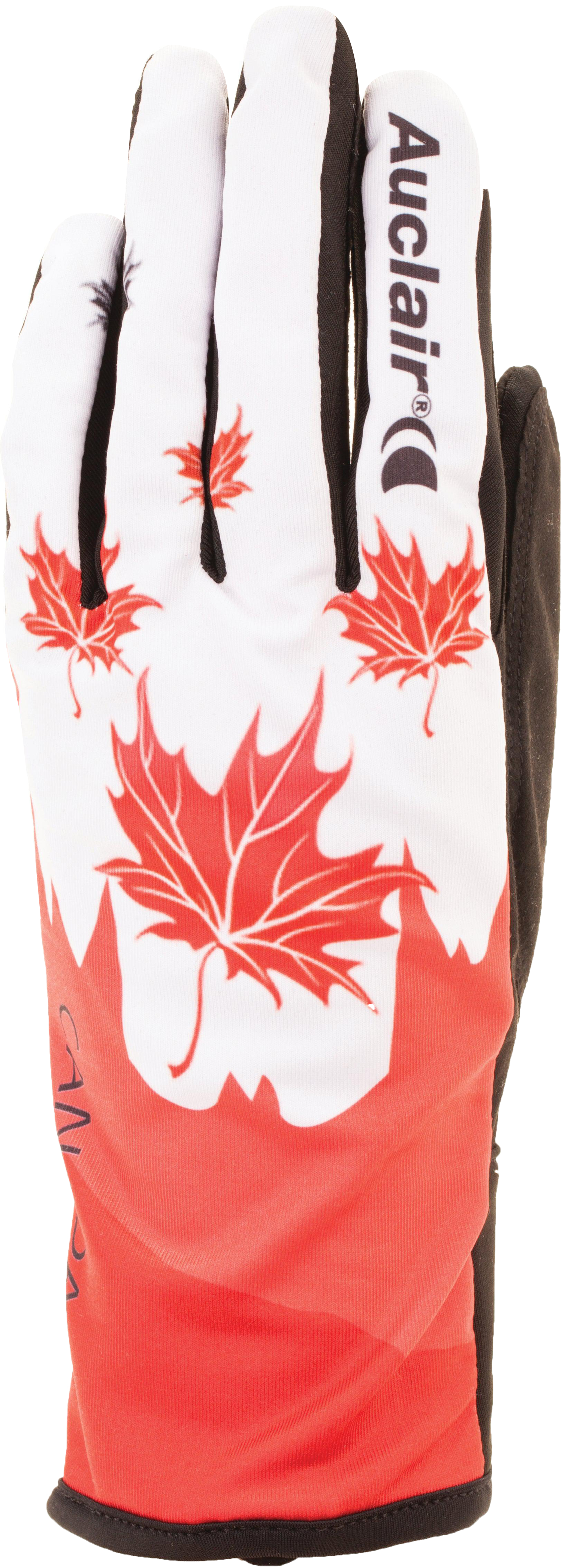 Falling Leaves Race Gloves - Adult-Glove-Auclair-XS-BLACK/WHITE/RED-Auclair Sports