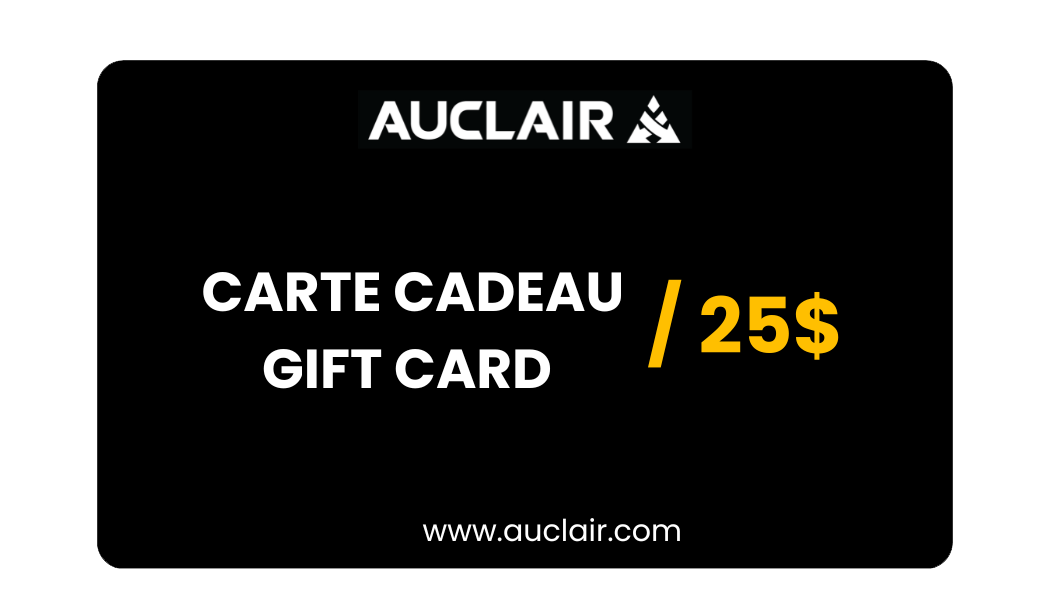 Gift Card-Auclair Sports-$25.00-Auclair Sports