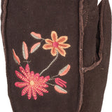 Embroidered Suede Mitt - Women-Glove-Auclair-Auclair Sports