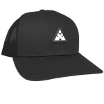 Meshback trucker cap-Caps-Auclair-ONE-BLACK-Auclair Sports