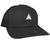 Meshback trucker cap-Caps-Auclair-ONE-BLACK-Auclair Sports