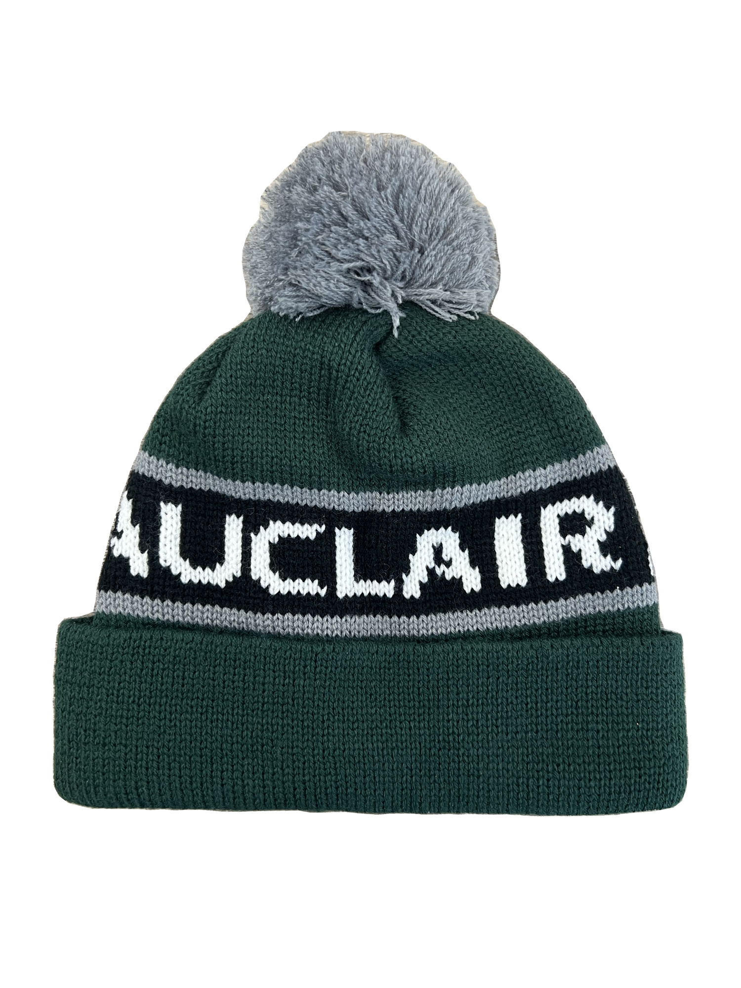 Acrylic Pom Pom Beanie-Beanie-Auclair-ONE-KHAKI/GREY-Auclair Sports