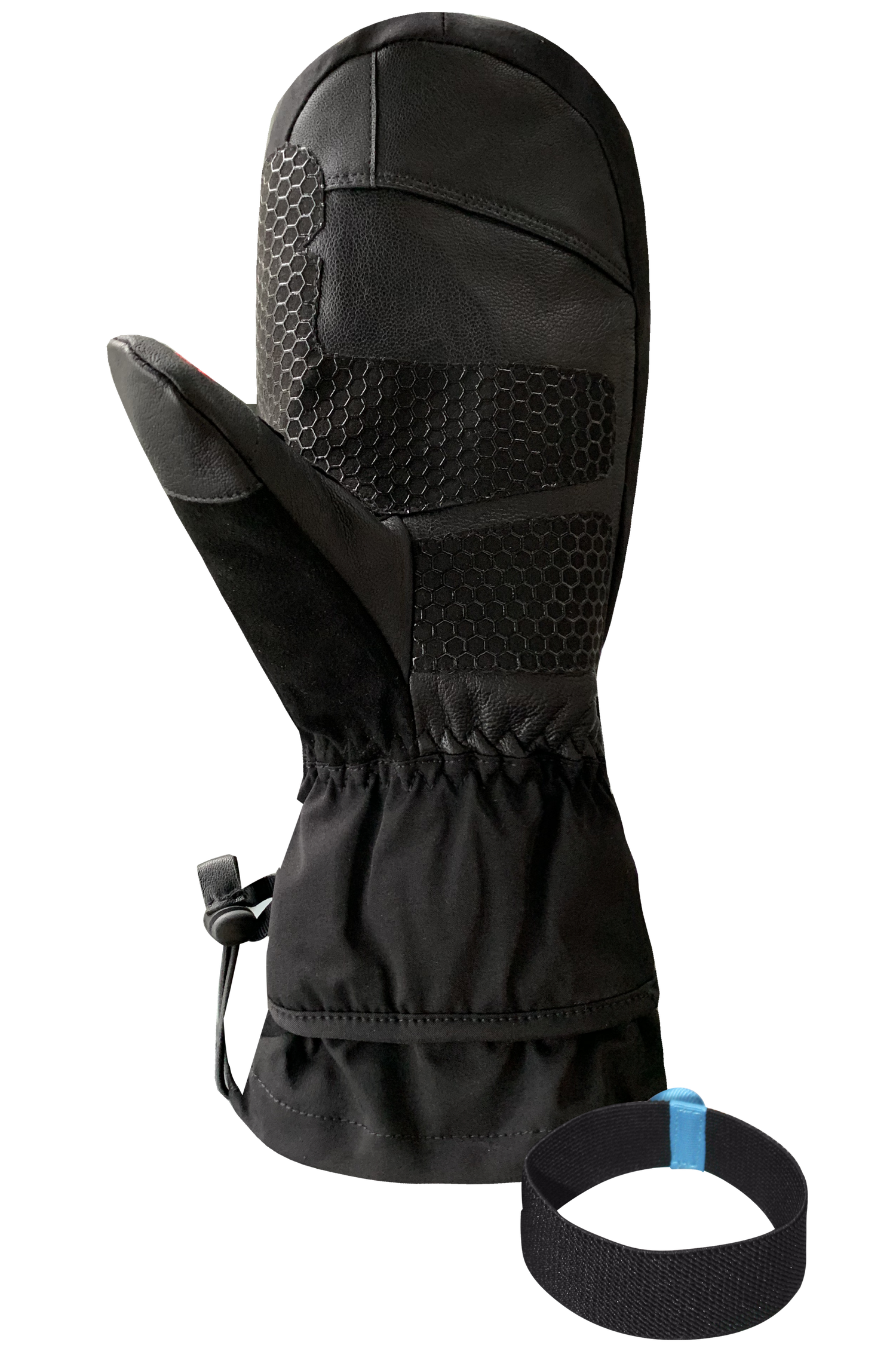 Panorama Softshell Fingermitts - Men, Black