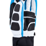 Race Fusion Gloves - Junior, White/Blue