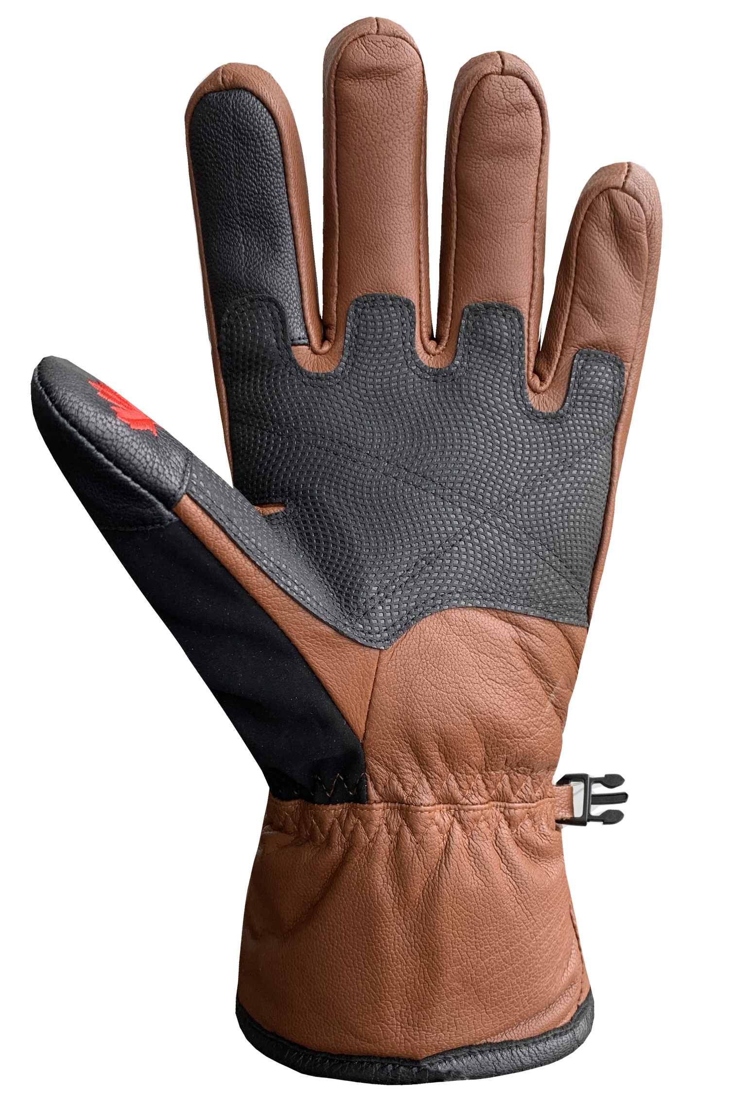 L'Express Gloves - Adult, Black/Cognac