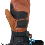 Alpha Beta Mitts - Women, Black/Cognac