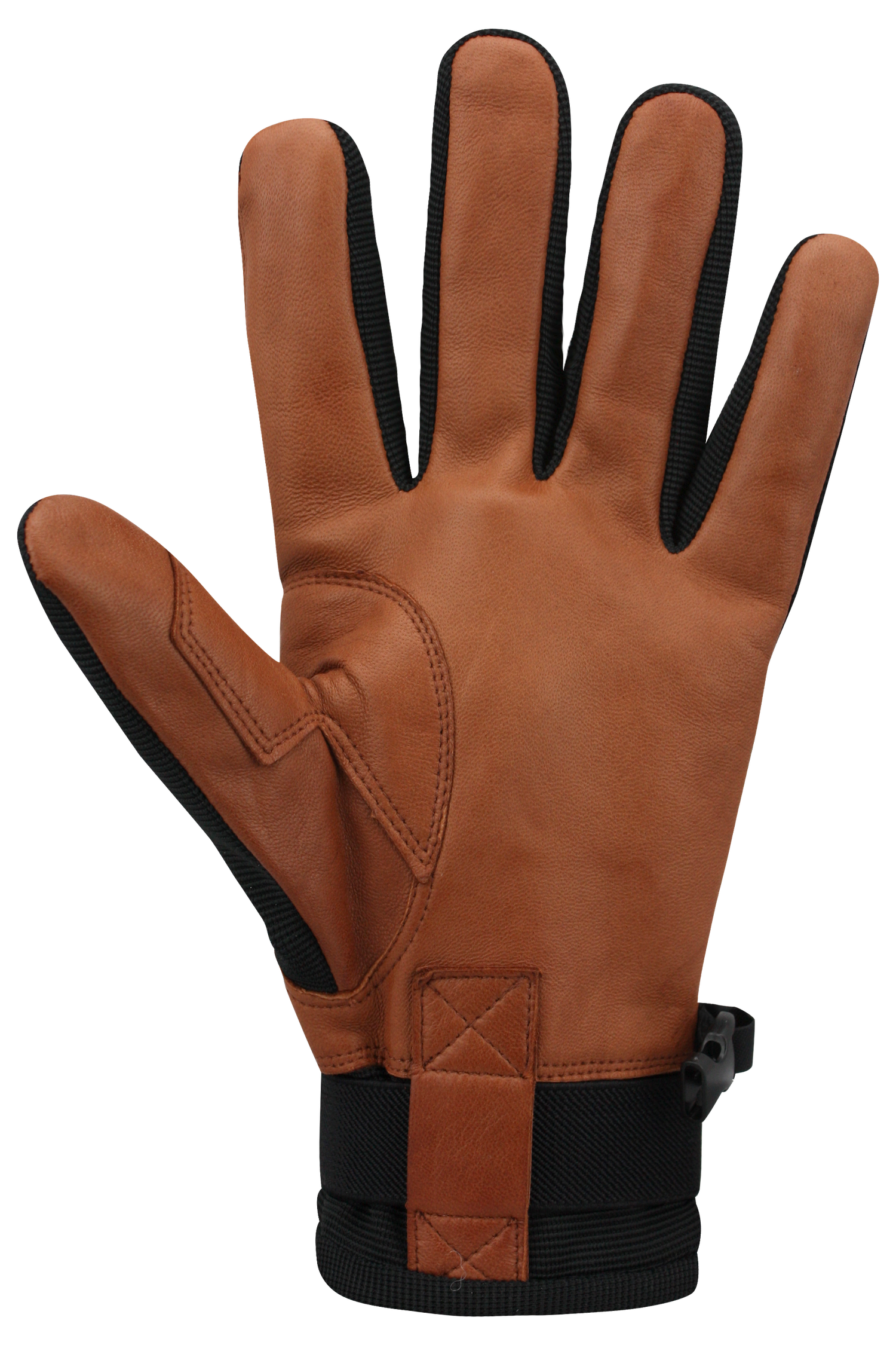 Skater Gloves - Women, Black/Cognac