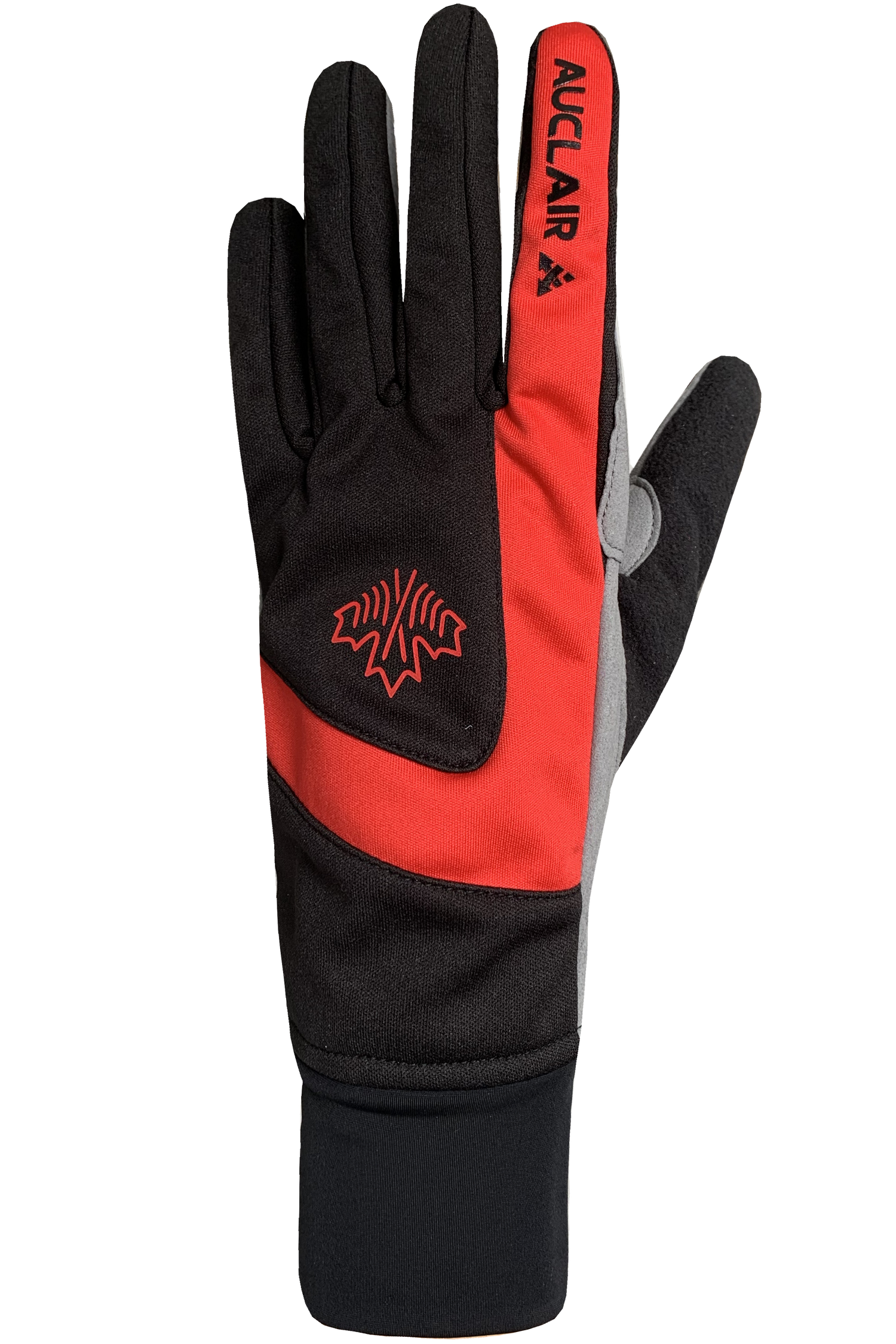 Cross Country Training Gloves - Men, Black/Red/White