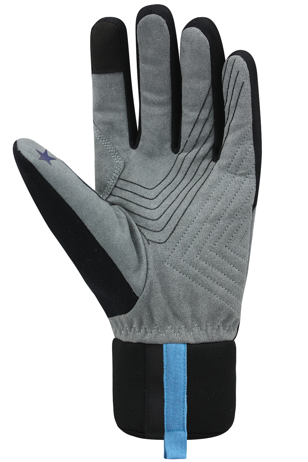 Stellar USA Gloves - Adult, Black/Grey