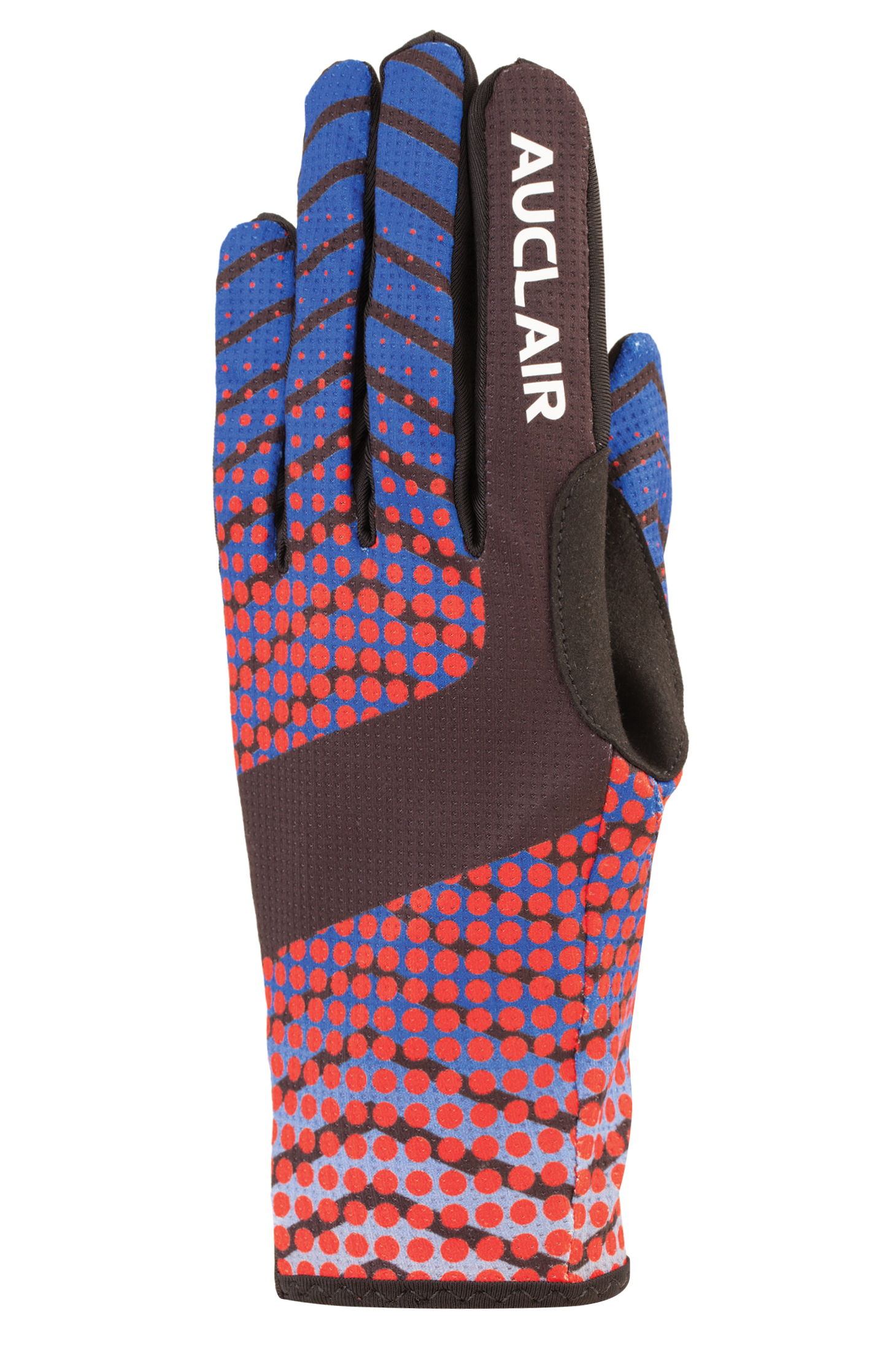 High Roller 2 Gloves - Adult, Black/Blue/Red