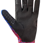 High Roller 2 Gloves - Adult, Black/Blue/Red