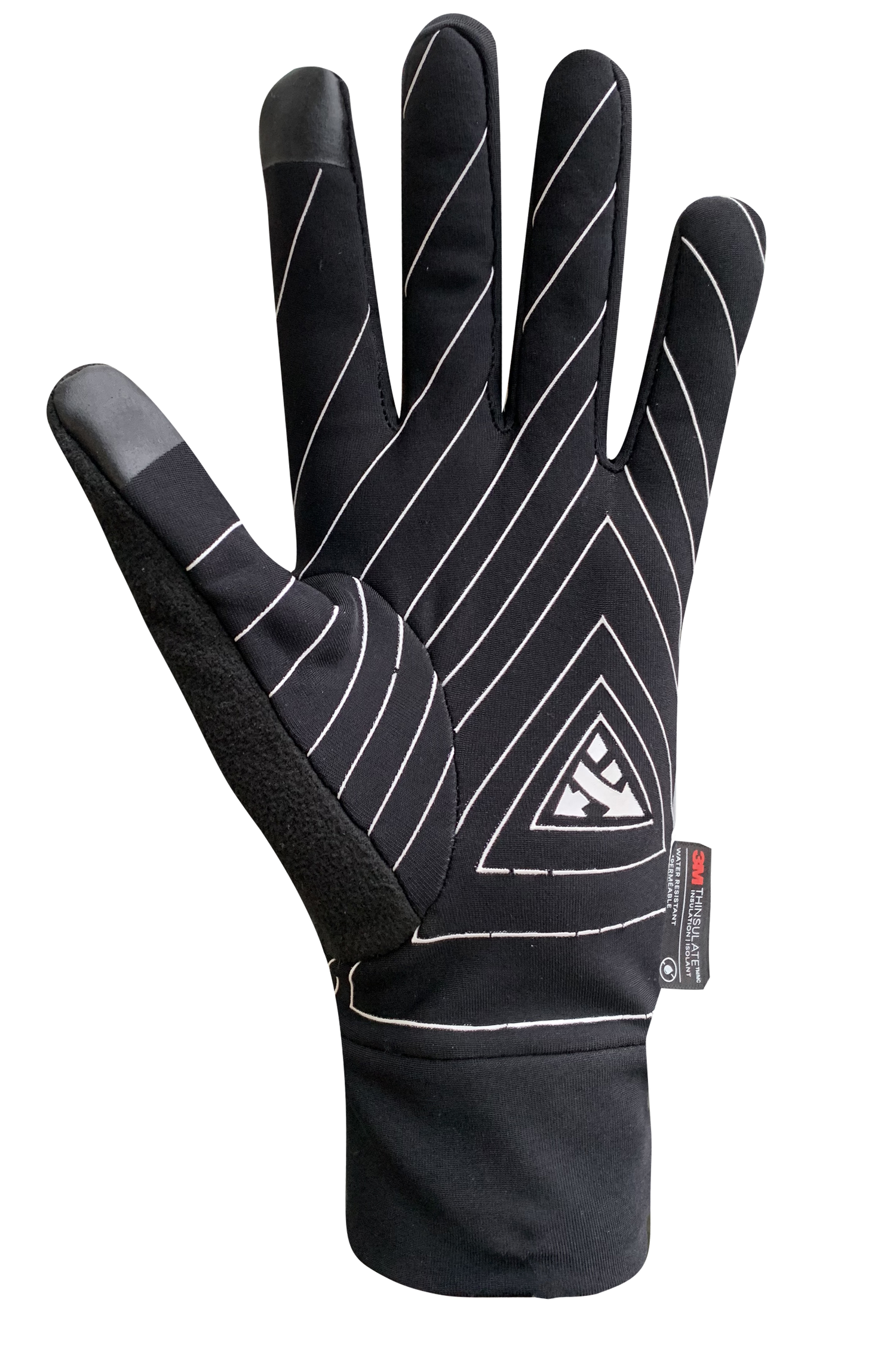 Impulse 2 Running Gloves - Adult, Black