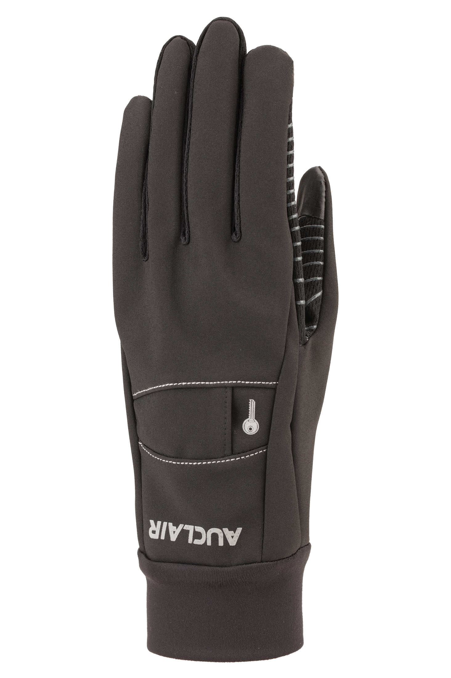 Pacer Running Gloves - Adult-Glove-Auclair-XS-BLACK/BLACK-Auclair Sports