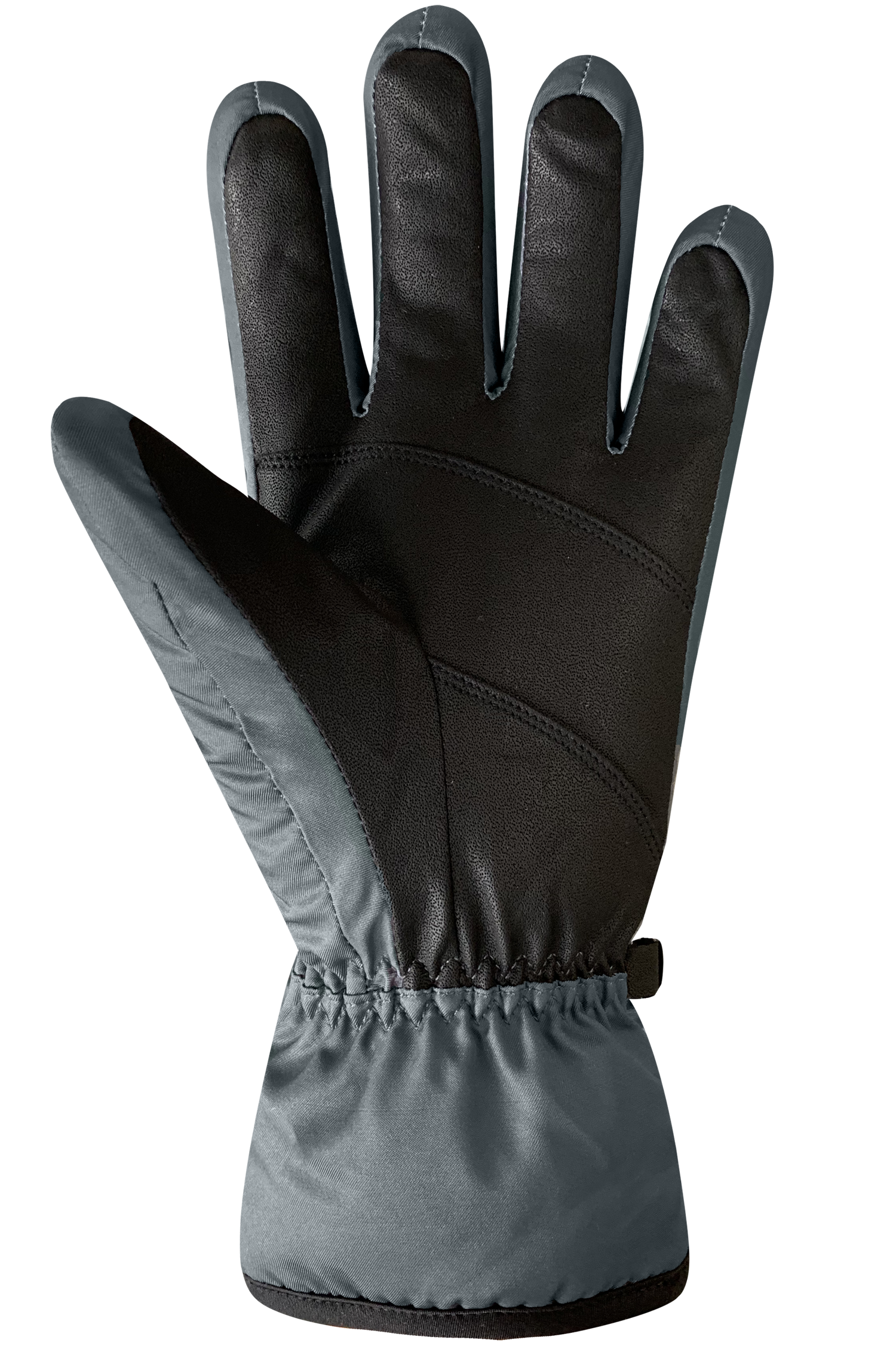 Retro Gloves - Women, Grey/Black