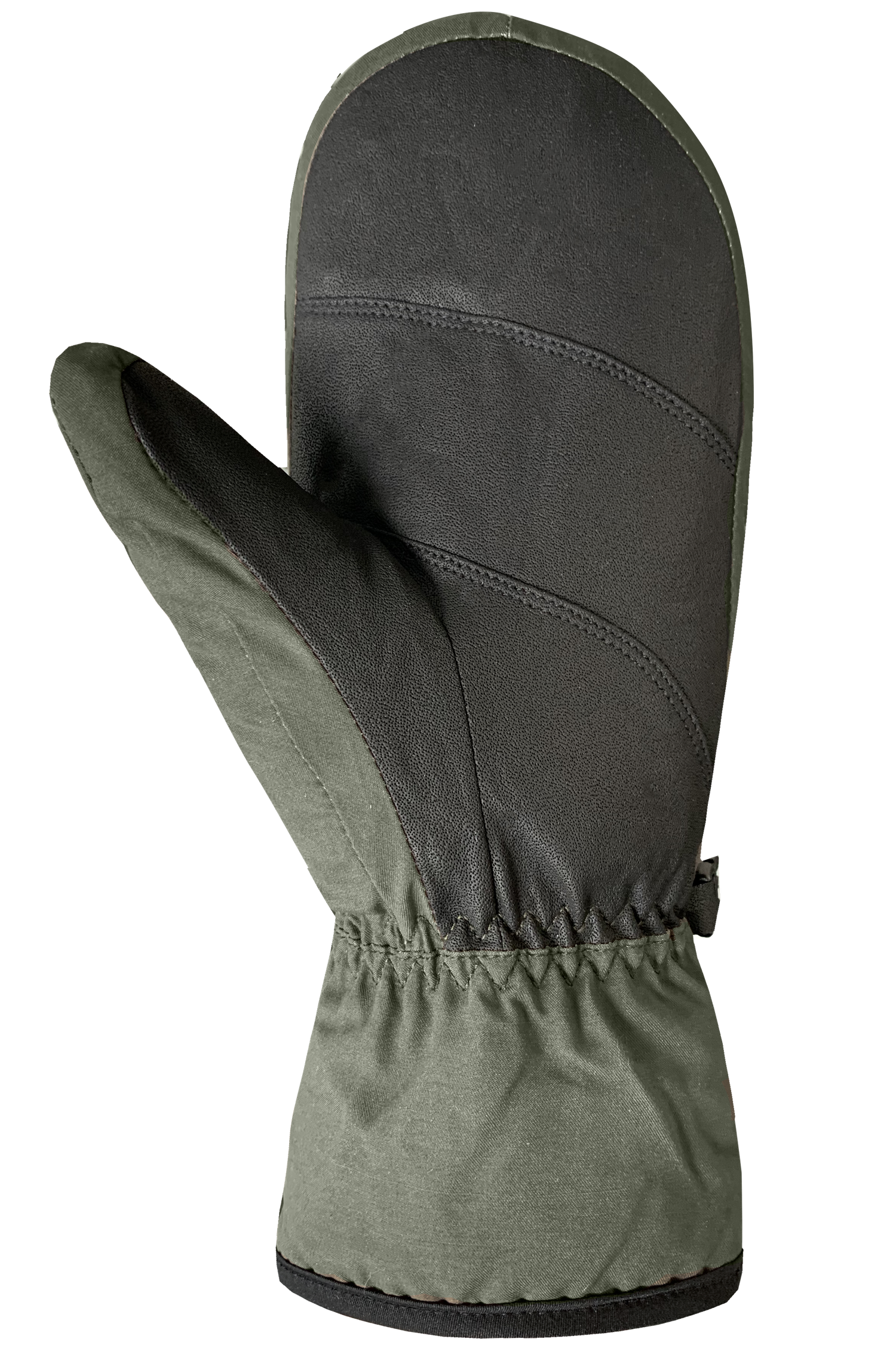 Retro Mitts - Women, Olive/Black