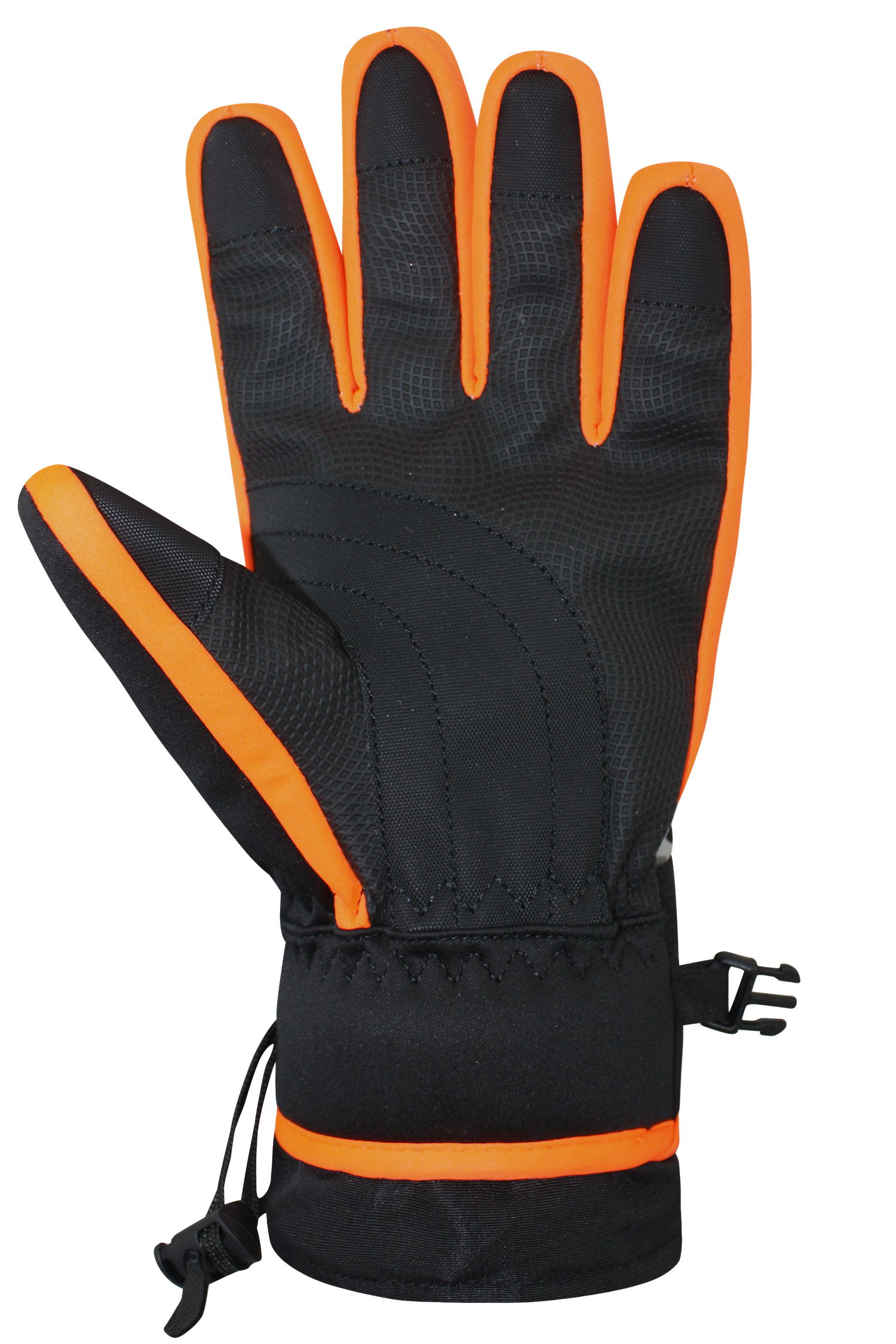 Camo Flash Gloves - Junior, Orange/Camo