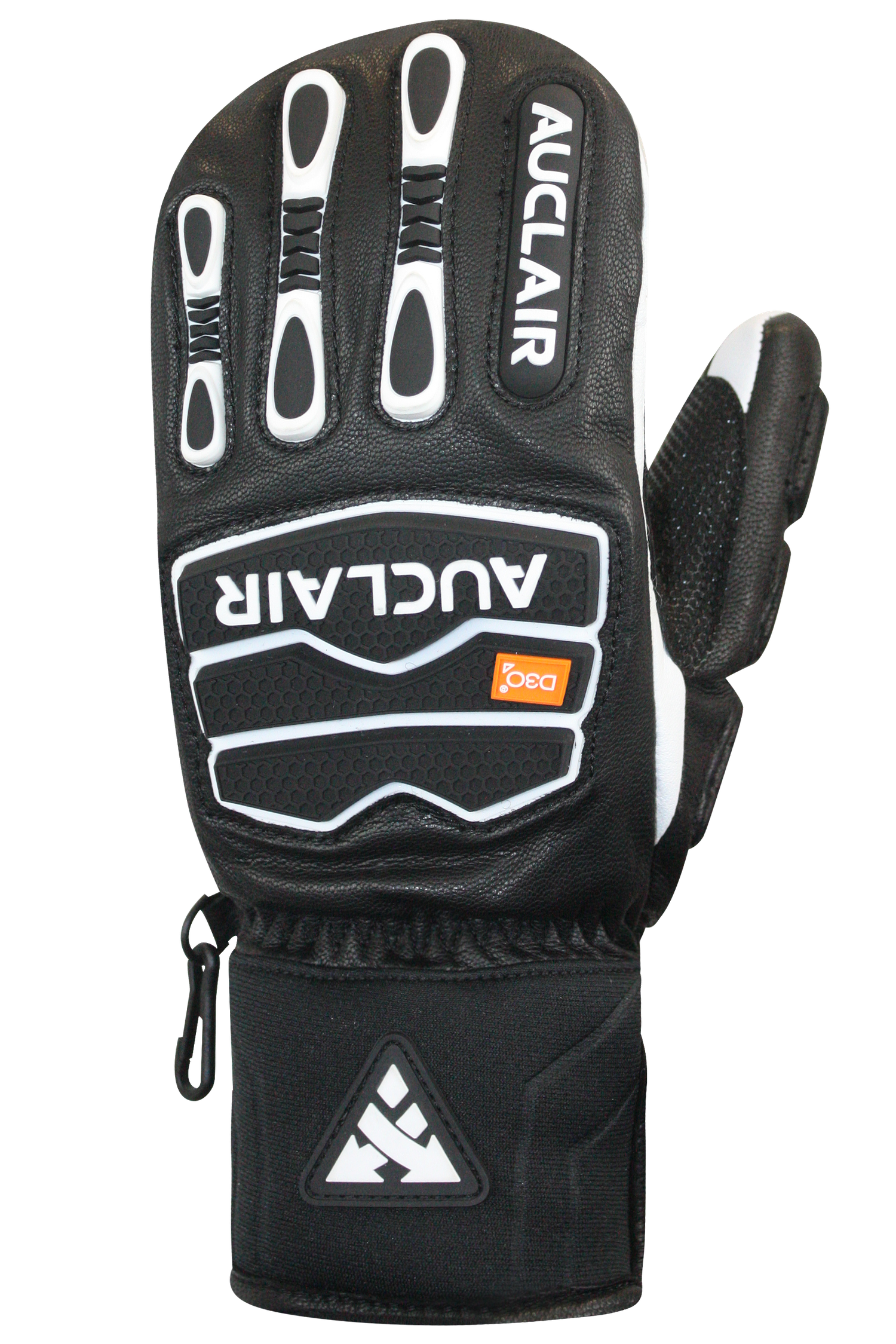 Race Fusion Fingermitts - Adult, Black/White