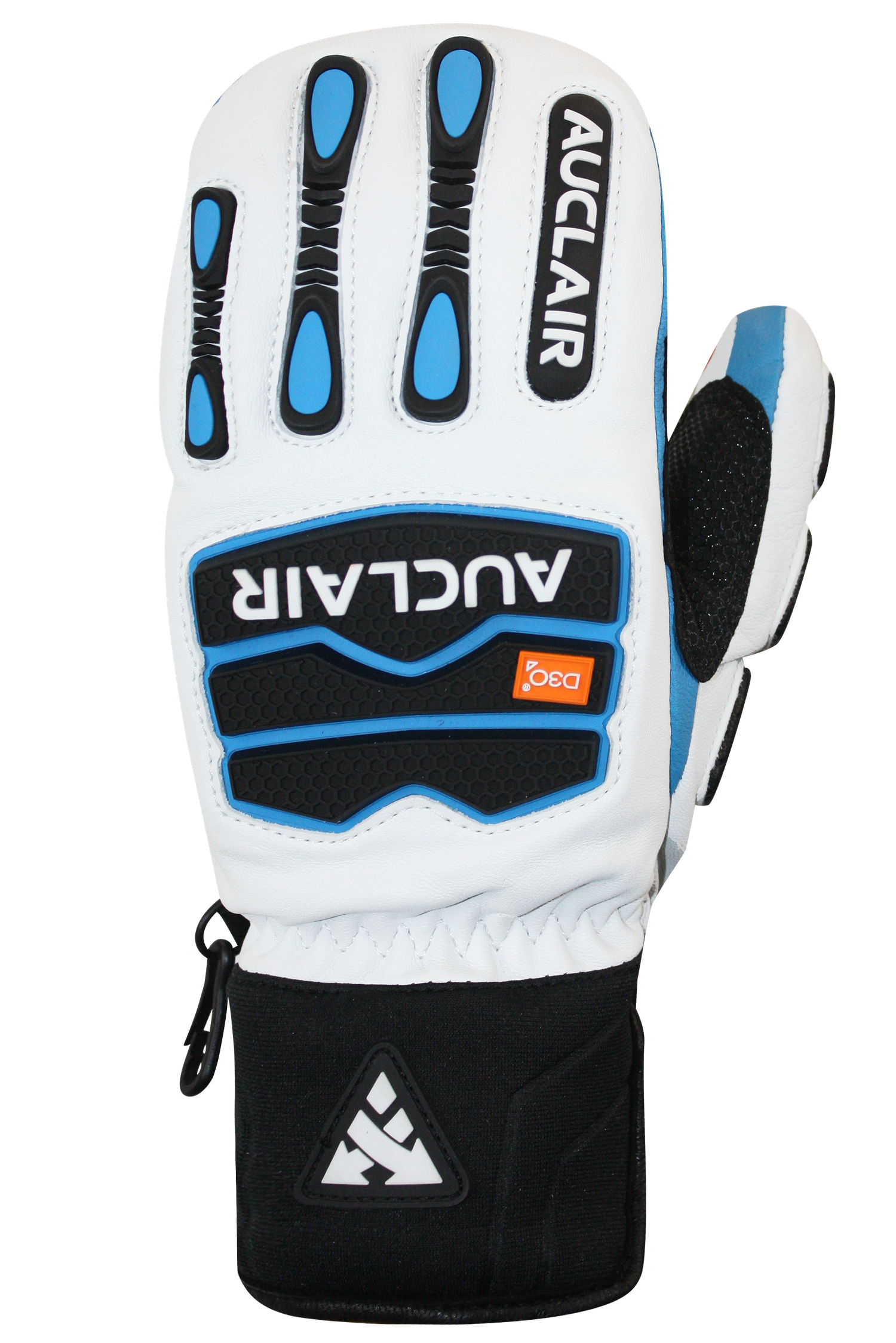 Race Fusion Fingermitts - Junior, White/Blue