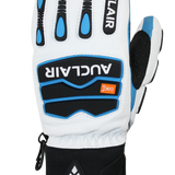 Race Fusion Fingermitts - Adult, White/Blue