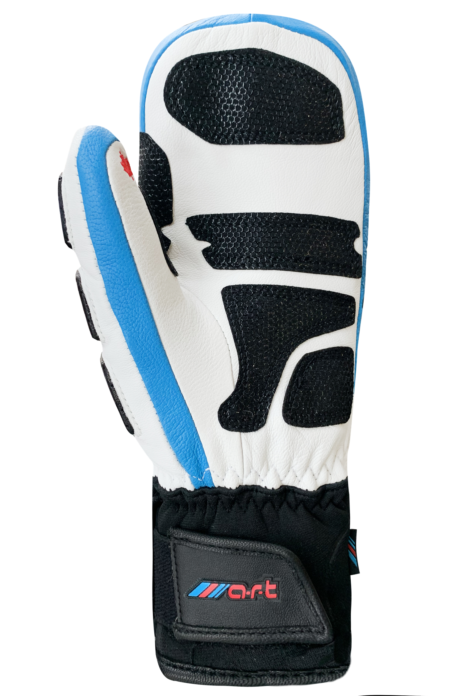 Race Fusion Fingermitts - Junior, White/Blue