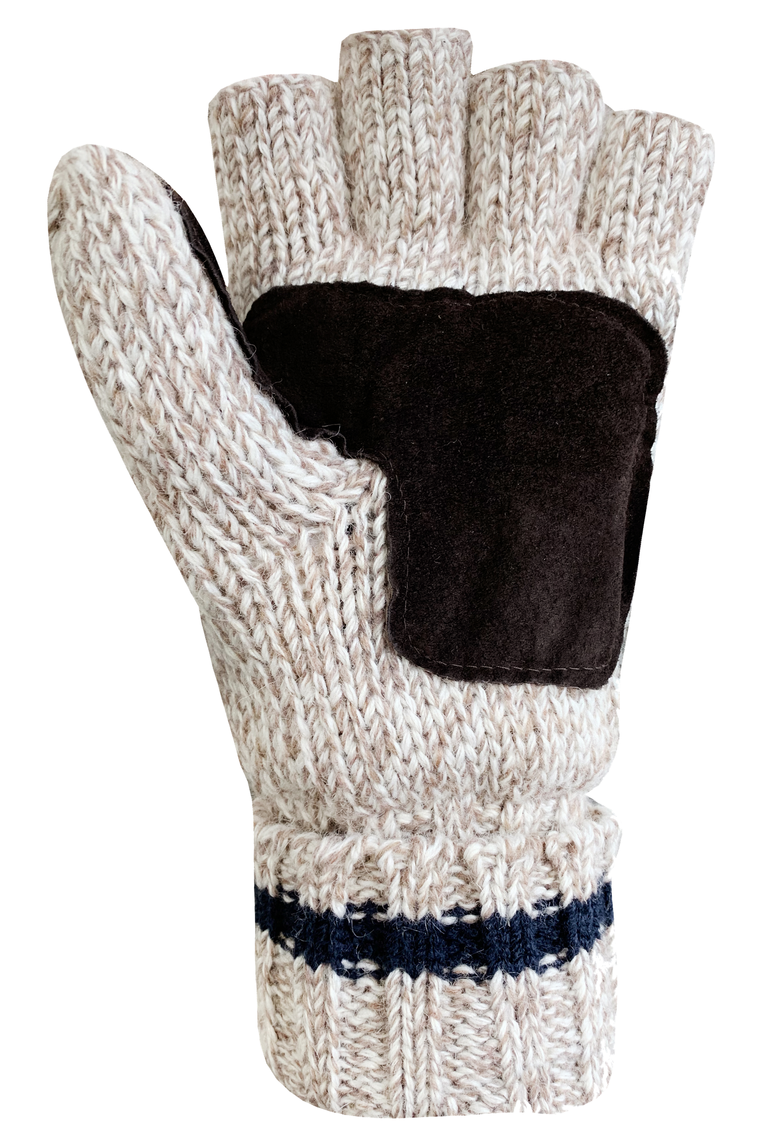 Archie Mitts - Men, Navy/Oatmeal