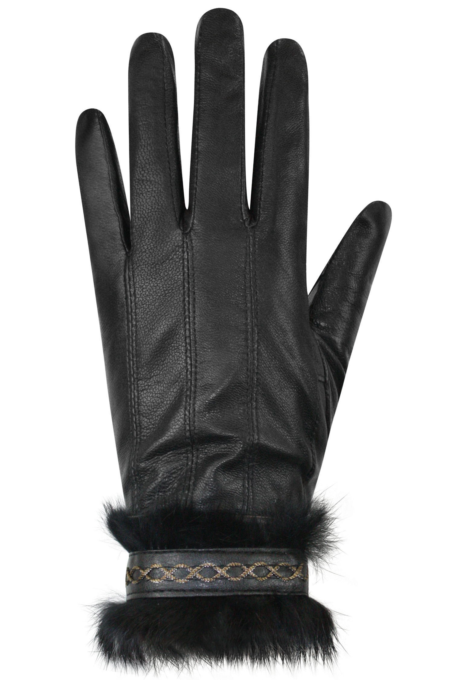 Daphnee Gloves - Women, Black/Gold