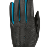 Florence Gloves - Women-102-01S5625-6.5-BLACK/PETROL-Auclair Sports