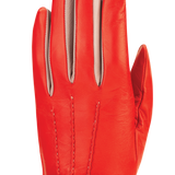 Florence Gloves - Women-102-01S5625-7.0-RED/MUSHROOM-Auclair Sports