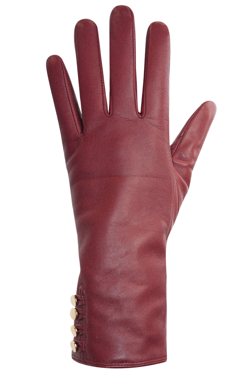 Yasmine Gloves - Women, Burgundy