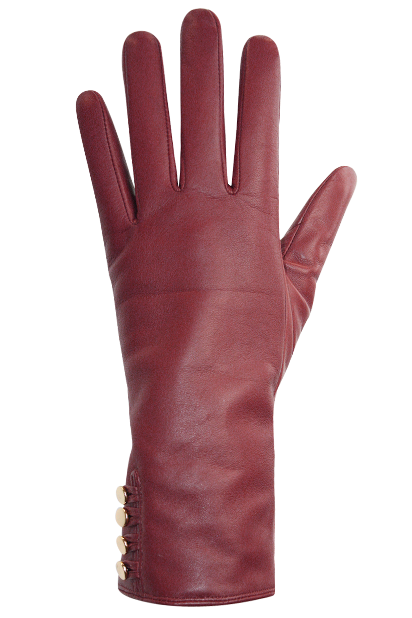 Yasmine Gloves - Women, Burgundy