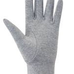 Pom Pom Gloves - Women, Grey Melange