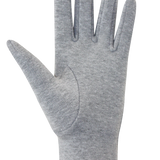 Pom Pom Gloves - Women, Grey Melange