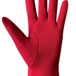 Hannah Gloves - Women, Burgundy/Black/Plaid
