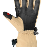 Powder Queen Gloves - Women, Beige/Black