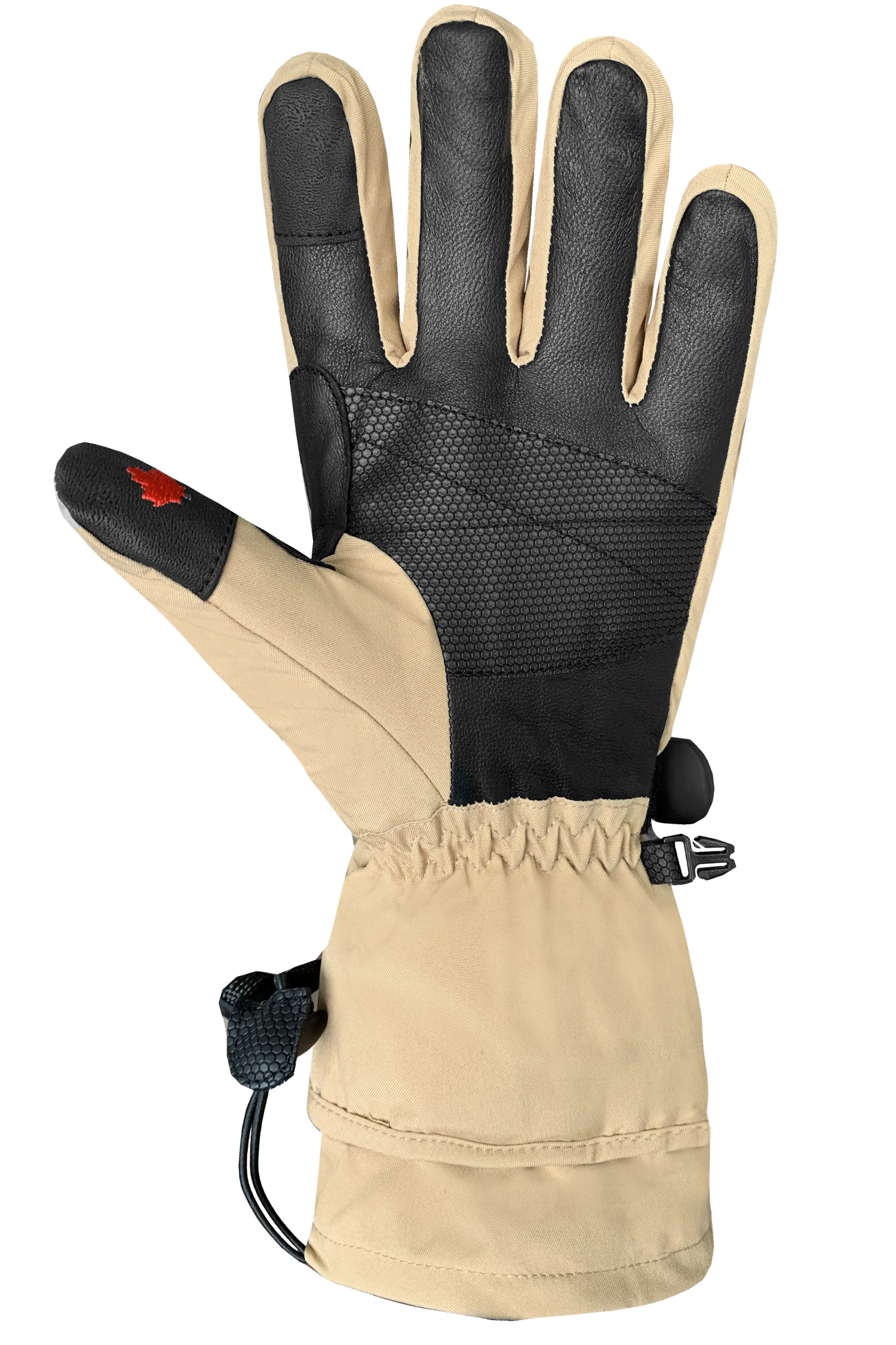 Powder Queen Gloves - Women, Beige/Black