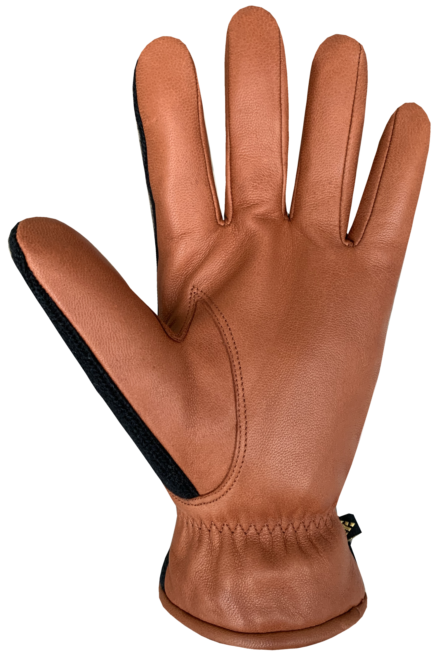 Ted Gloves - Men, Black/Cognac