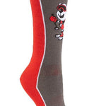 Seger Alpine Snow Bear Socks - Junior, Red/Grey