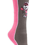 Seger Alpine Snow Bear Socks - Junior, Pink/Grey